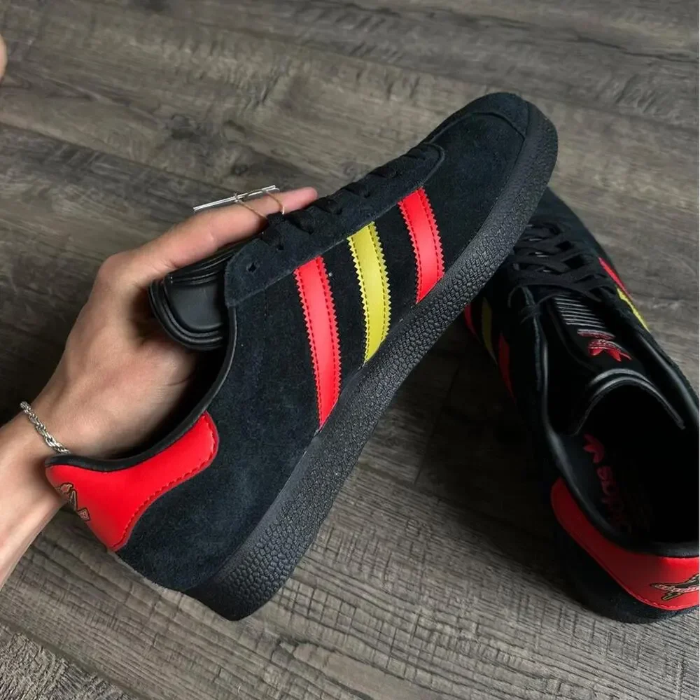 Rare Black Adidas Gazelle x Dallas Burn FC Archive Sneakers Shoes Size 8.5